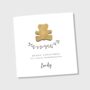 Personalised Beary Christmas Card Grandson Granddaughter, thumbnail 3 of 11