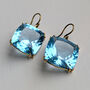 Big And Bold 18ct Topaz Earrings, thumbnail 5 of 7