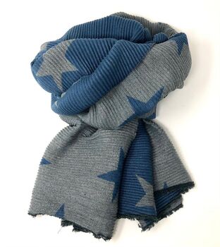 Star Soft And Snugly Reversible Blanket Scarf, 9 of 11