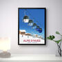 Alpe D'huez Ski Resort Poster, thumbnail 3 of 6