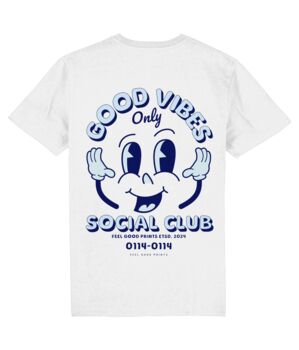 Good Vibes Unisex Graphic T Shirt, 2 of 10