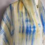 100% Mulberry Silk Scarf, Pastel Yellow, thumbnail 2 of 9