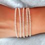 Sterling Silver Beaded Stacking Bracelets, thumbnail 4 of 9