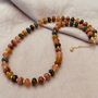 Indian Agate Beaded Necklace, thumbnail 1 of 5