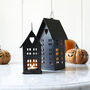 Black Halloween Tea Light House, thumbnail 2 of 3