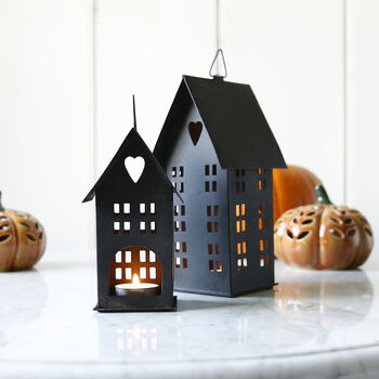 Black Halloween Tea Light House, 2 of 3
