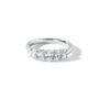 Chiara White Gold Diamond Five Stone Engagement Ring, thumbnail 3 of 5