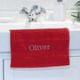 Personalised Boys Face Flannel / Towel, thumbnail 2 of 8