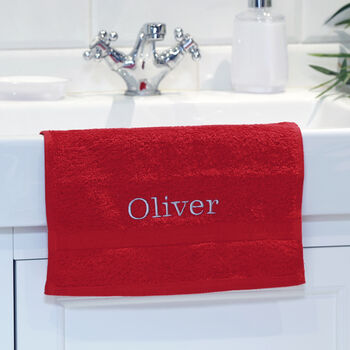 Personalised Boys Face Flannel / Towel, 2 of 8