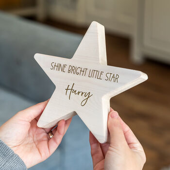 Personalised Shine Bright Little Star New Baby Gift, 2 of 5