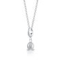 Lily Of The Valley Flower Charm Necklace, Sterling Silver Or Gold Plated, thumbnail 10 of 10