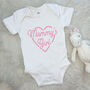 Mummy's Girl Babygrow With Heart, thumbnail 6 of 10
