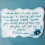 Personalised Embroidered Handwriting Wedding Dress Patch, thumbnail 3 of 9