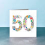 Mens Hobbies 50th Birthday Card, thumbnail 3 of 4