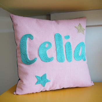 Name And Stars Personalised Cushion, 2 of 5