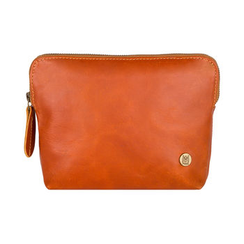 Ladies Small Buffalo Leather Cosmetics Case, 2 of 9