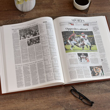 Georgia Bulldogs College Football Personalised Gift Newspaper History Book, 10 of 10