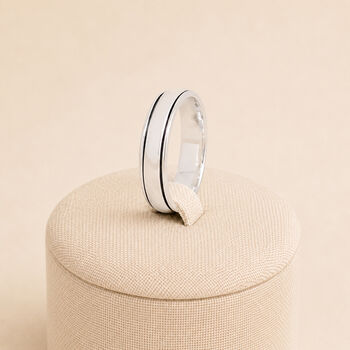 Personalised Sterling Silver Spinner Ring, 4 of 11