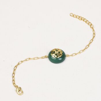 Melange Necklace Green Onyx, 4 of 5