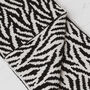 Zebra Lambswool Reversible Scarf, thumbnail 9 of 12