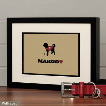 Personalised Goldendoodle Print For One Or Two Dogs, 6 of 12