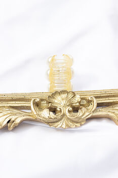 Mini Size Pearl Row Detail Claw Hair Clip, 2 of 5
