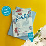 Blue Bird Seed Paper Party Invitation Set, thumbnail 3 of 5