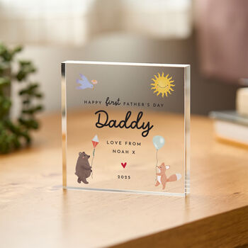 Personalised First Father’s Day Daddy Bear Plaque, 2 of 5