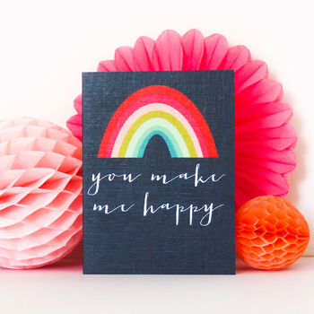 Mini You Make Me Happy Card, 3 of 5