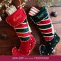 Personalised Luxury Jingle Bell Christmas Stocking, thumbnail 1 of 8