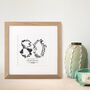 Pressed Flower 60th Birthday Personalised Wall Art, thumbnail 5 of 6