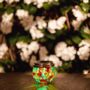 Solar Glass Lantern LED Mosaic Lighting Outdoor Decor, thumbnail 3 of 12
