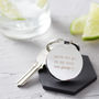 You're The Gin To My Tonic Engraved Keyring, thumbnail 1 of 3