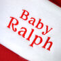 Personalised Christmas Stocking With Baby Reindeer, thumbnail 5 of 5