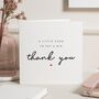 Personalised Thank You Card For Best Friend, thumbnail 1 of 7