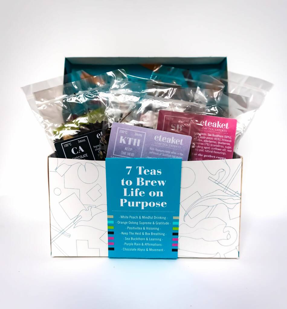 Seven Teas To Brew Life On Purpose Gift Set By eteaket tea