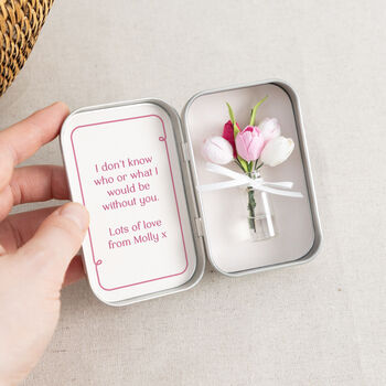 Mother's Day Forever Tulips Keepsake In Mini Tin, 2 of 5