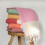 Personalised Cotton Throw, Sustainable Gift, thumbnail 11 of 12