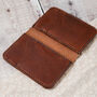 Personalised Leather Mens Vertical Card Wallet, thumbnail 2 of 9