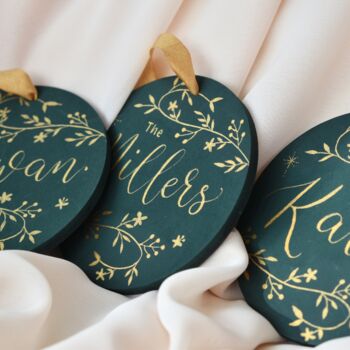 Personalised Christmas Tree Name Decoration, 4 of 8