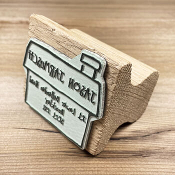 Personalised Address Stamp ~ House, 6 of 9