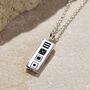Family Signal Flags Engraved Tag Necklace, thumbnail 1 of 7