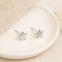 Sterling Silver Star Stud Earrings – 5mm, thumbnail 1 of 9