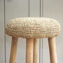 Wooden Bar Stool With Wicker Seat Ardennes, thumbnail 4 of 5