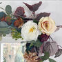 Faux Camellia And Rose Window Garland, thumbnail 3 of 9