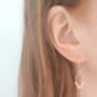 Ayra 18k Gold Plated Drop Earrings, thumbnail 7 of 7