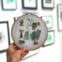 House Plant Embroidery Kit, thumbnail 1 of 10