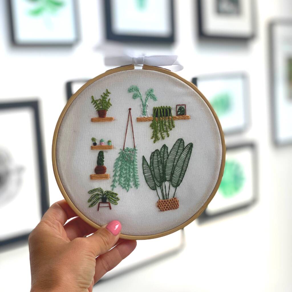House Plant Embroidery Kit, 1 of 10