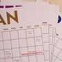 Large Monthly A3 Wall Planner | 12 Pages Simply Bright, thumbnail 5 of 7