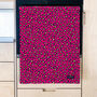 Hot Pink Leopard Print Organic Cotton Tea Towel, thumbnail 1 of 8